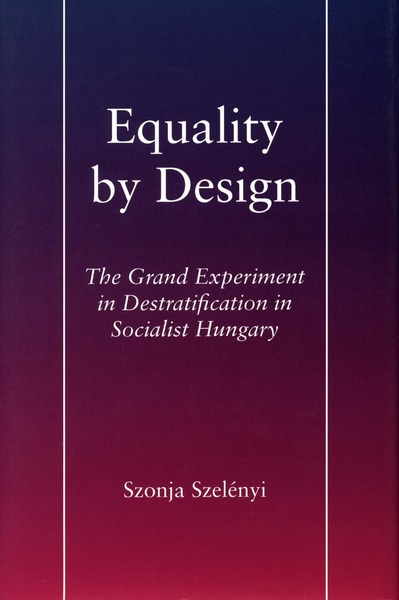 Cover of Equality by Design by Szonja Szelényi