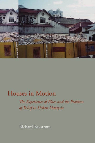 Cover of Houses in Motion by Richard Baxstrom
