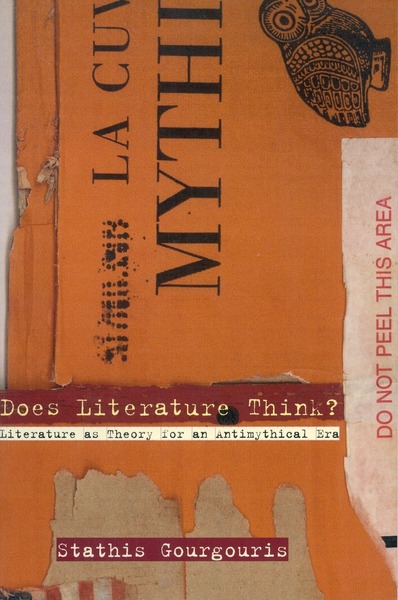 Cover of Does Literature Think? by Stathis Gourgouris