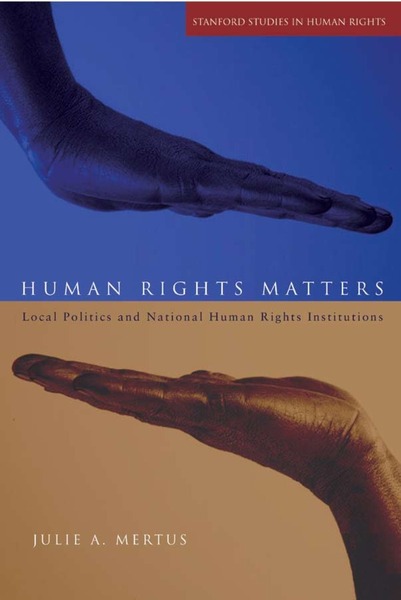 Cover of Human Rights Matters by Julie A. Mertus