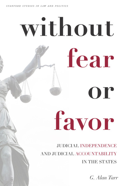Cover of Without Fear or Favor by G. Alan Tarr