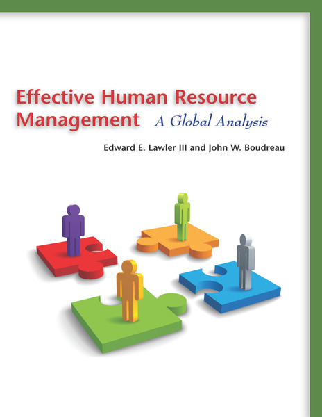 Cover of Effective Human Resource Management by Edward E. Lawler III and John W. Boudreau