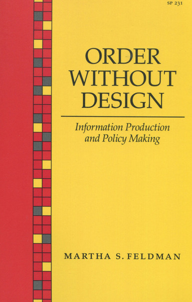 Cover of Order Without Design by Martha S. Feldman
