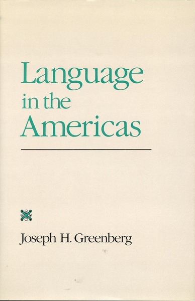 Cover of Language in the Americas by Joseph H. Greenberg