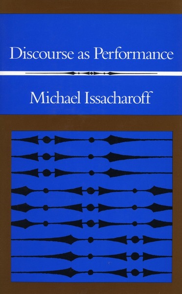 Cover of Discourse as Performance by Michael Issacharoff