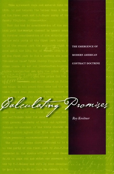 Cover of Calculating Promises by Roy Kreitner