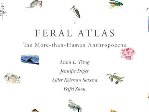 cover for Feral Atlas: The More-Than-Human Anthropocene | Edited by Anna L. Tsing, Jennifer Deger, Alder Keleman Saxena, and Feifei Zhou